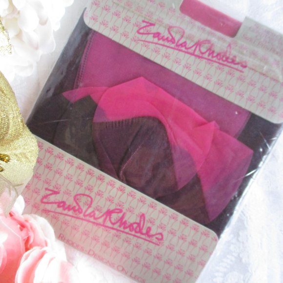 ZANDRA RHODES VINTAGE DESIGNS ON LEGS STOCKINGS – SIZE 1 - Picture 4 of 10